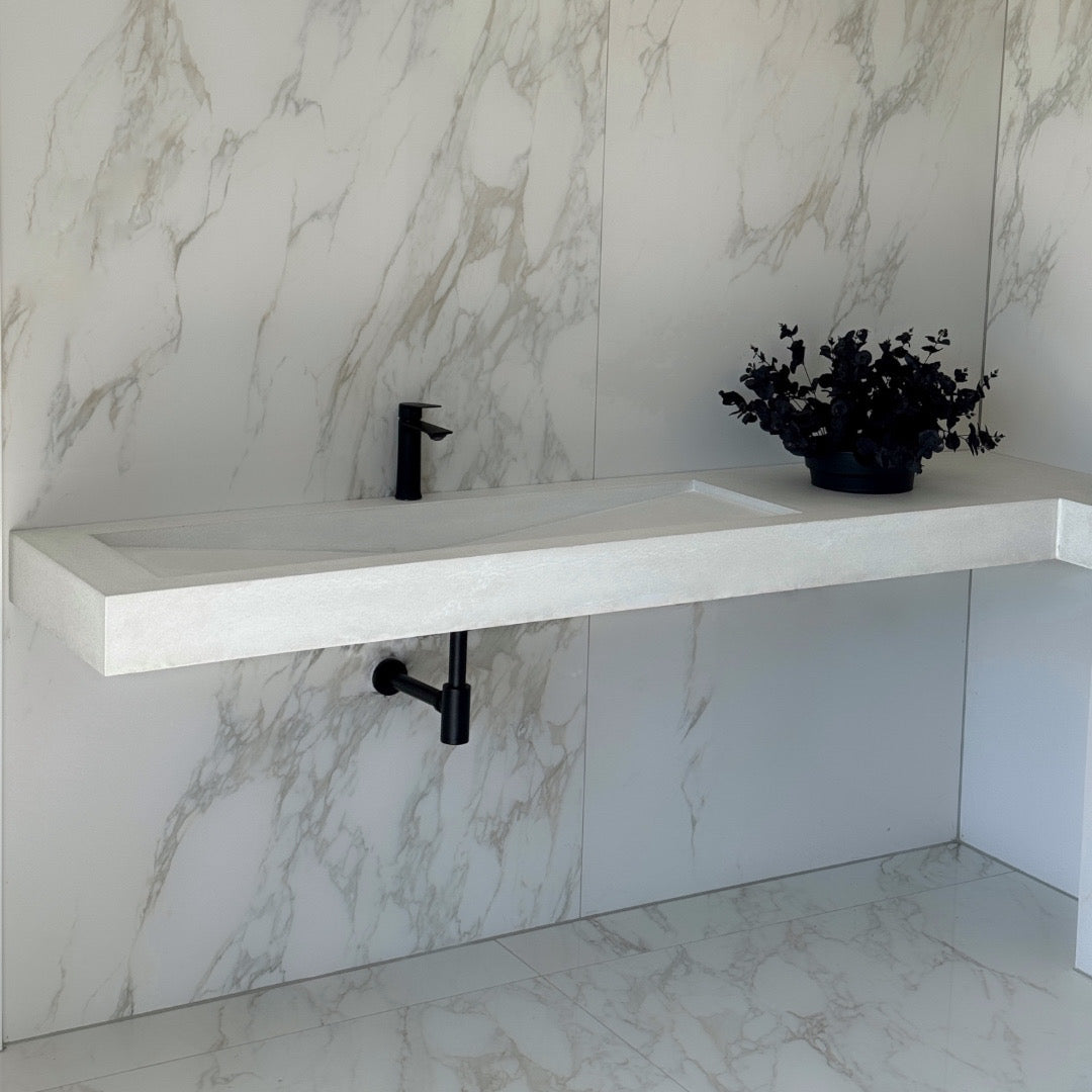 Betonwaschbecken, UBIN (Ablage seitlich) - MeeAR Design