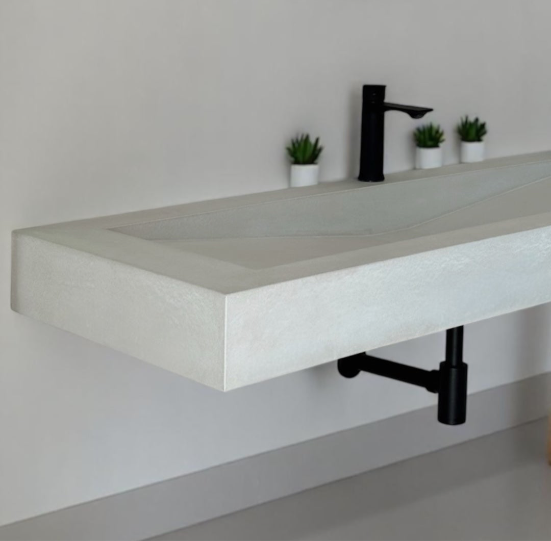 Betonwaschbecken, UBIN (Ablage seitlich) - MeeAR Design