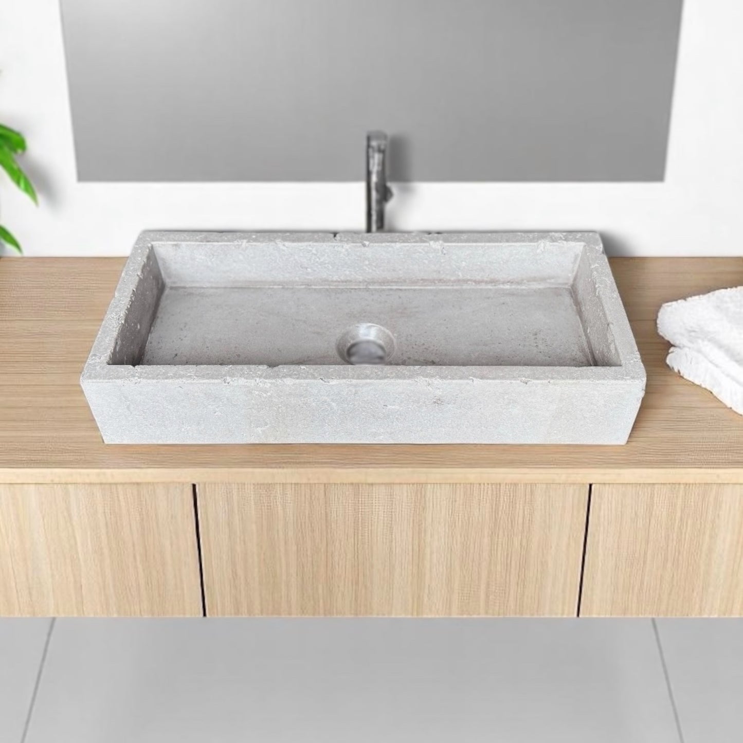 Betonwaschbecken, APHIR-STEINOPTIK (Aufsatz) - MeeAR Design