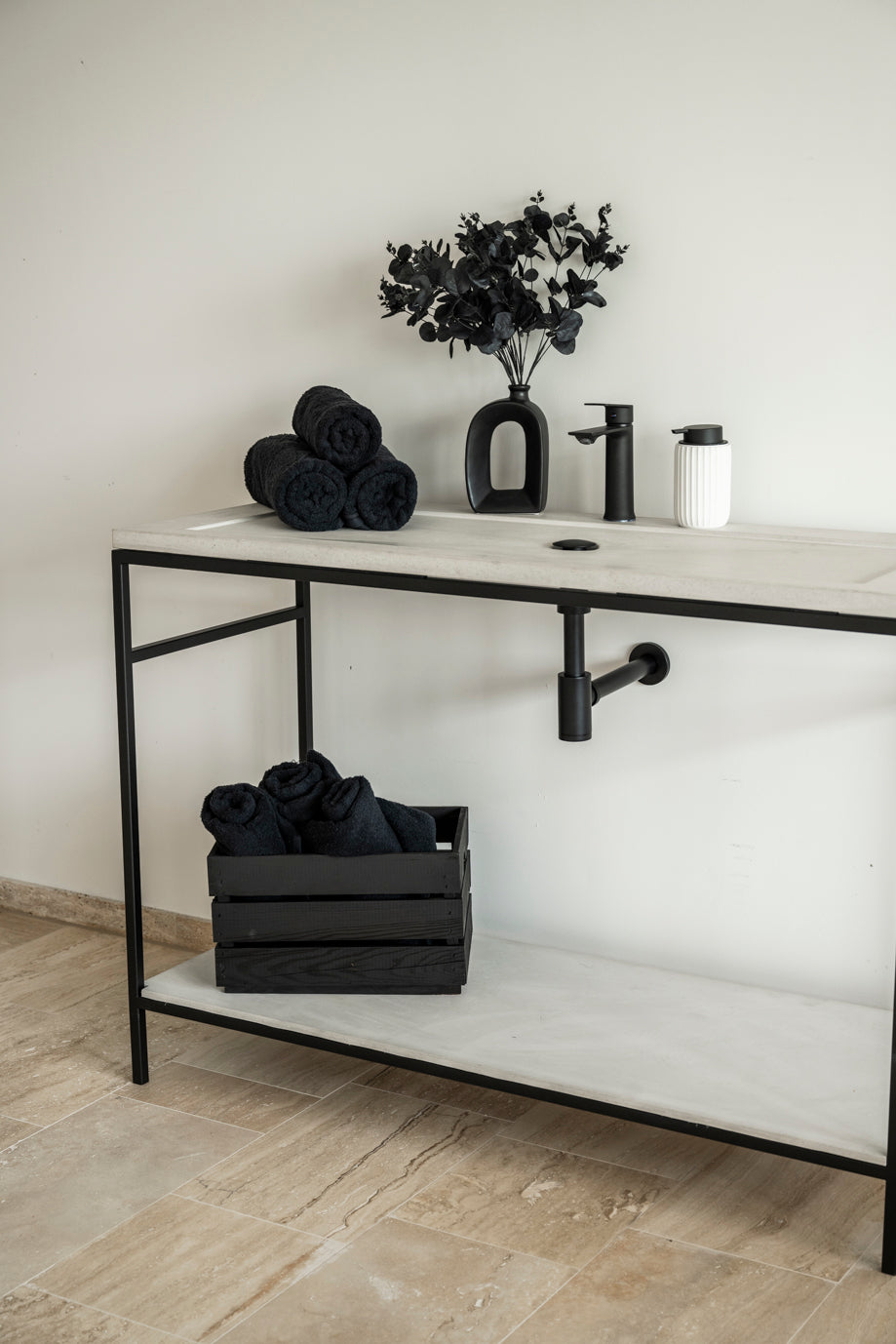Unterschrank für Betonwaschbecken, MERALD - MeeAR Design