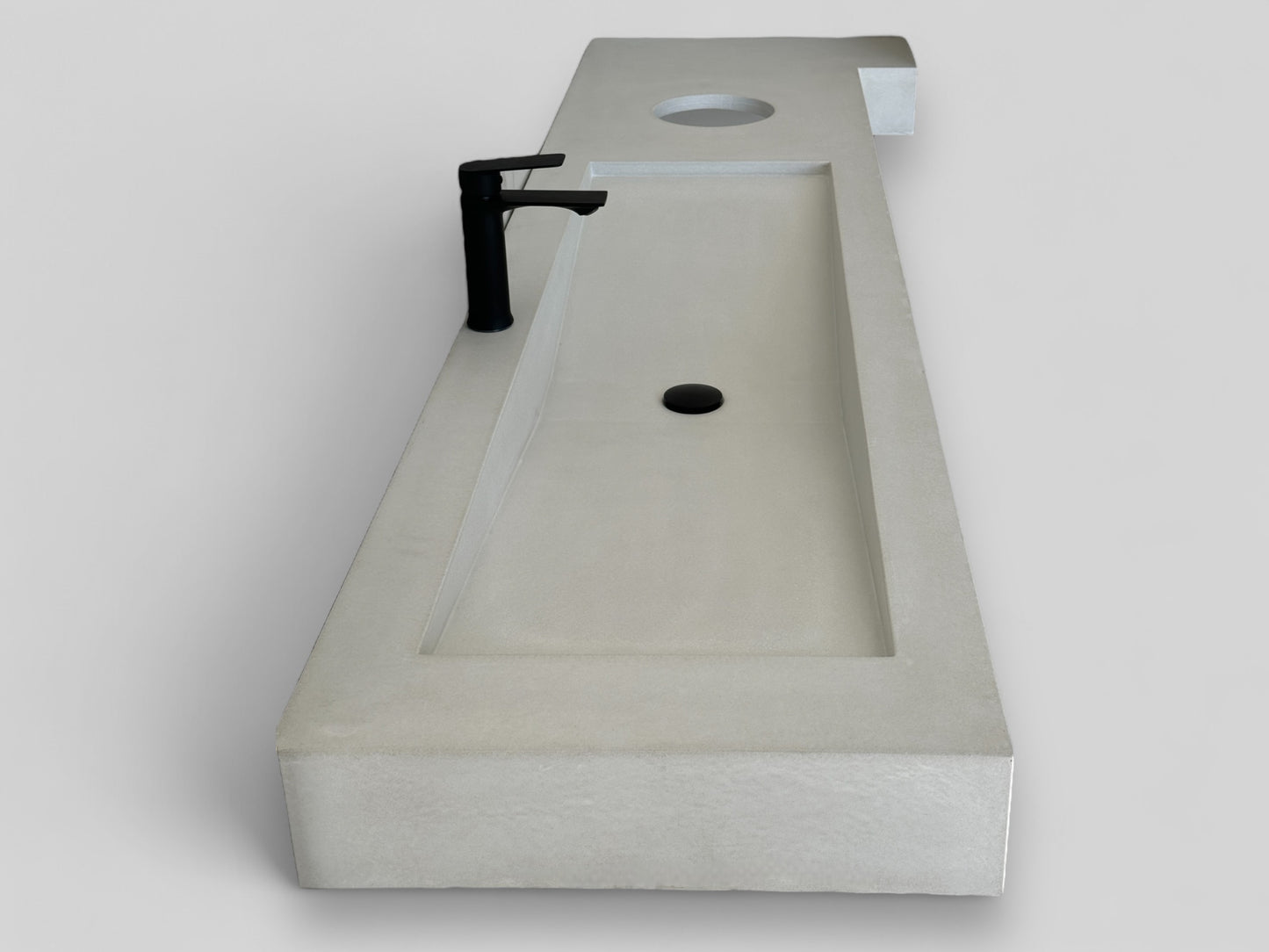 Betonwaschbecken, UBIN (Ablage seitlich) - MeeAR Design