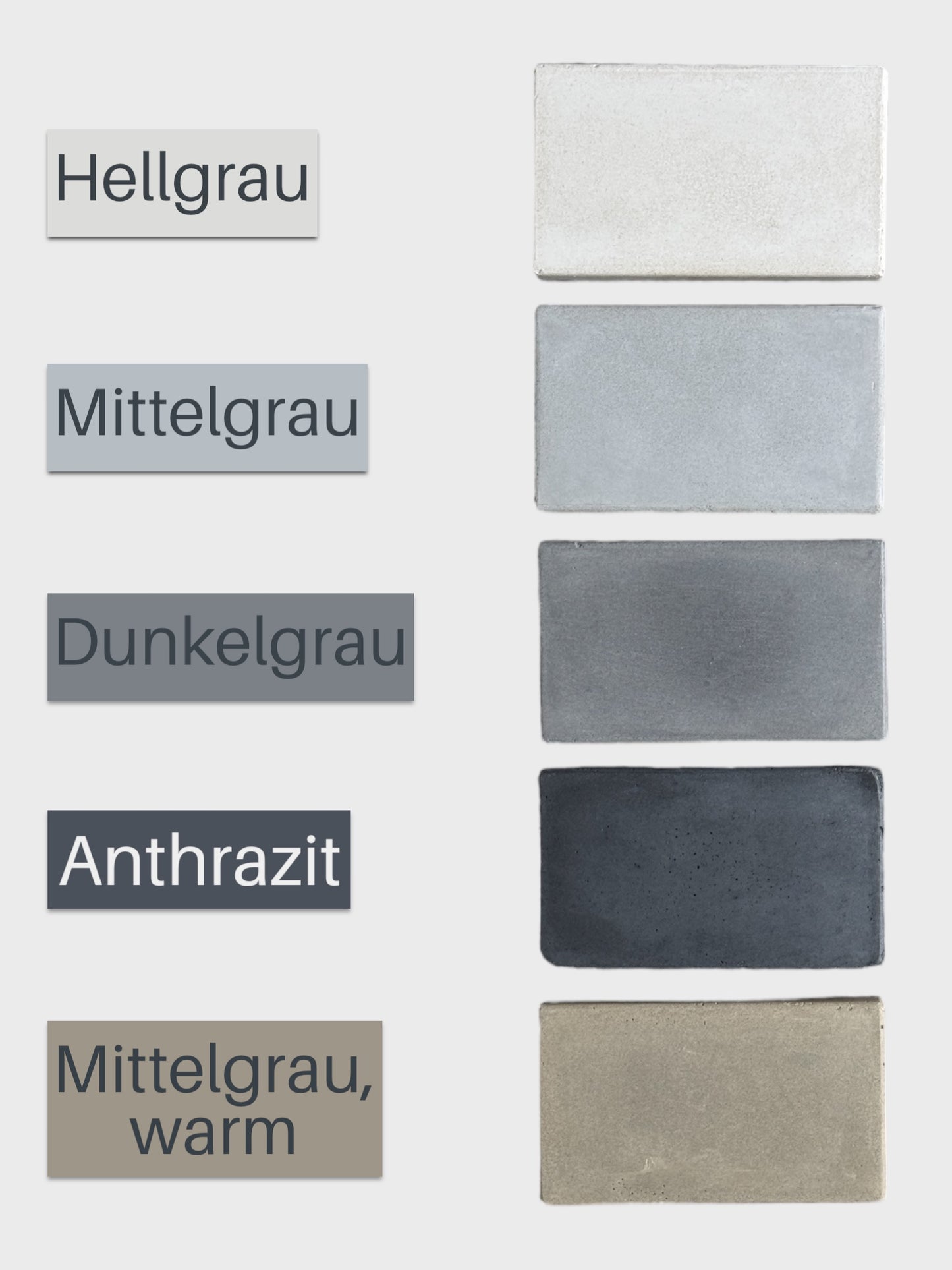 Beton Musterstücke - MeeAR Design